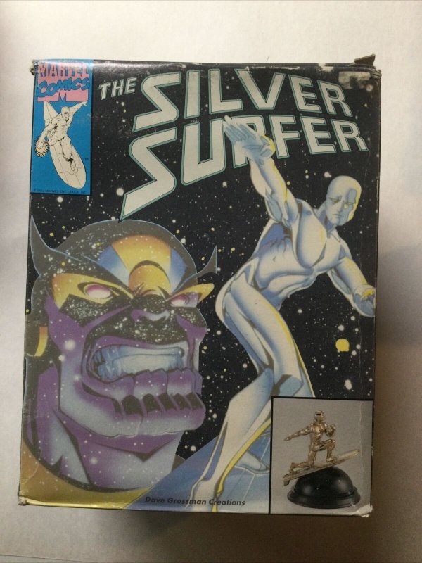 Silver Surfer Statue Dave Grossman Creations With Box 1993 Marvel