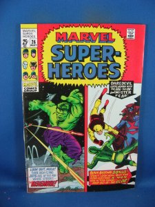 MARVEL SUPER HEROES 26 NM- DAREDEVIL HULK 1970 MARVEL