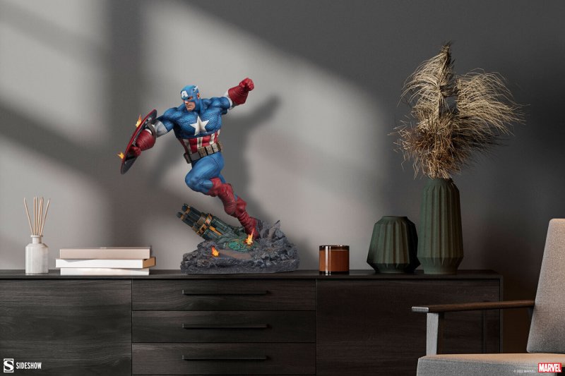 Sideshow Collectibles Captain America Limited Ed Premium Format Statue IN STOCK 