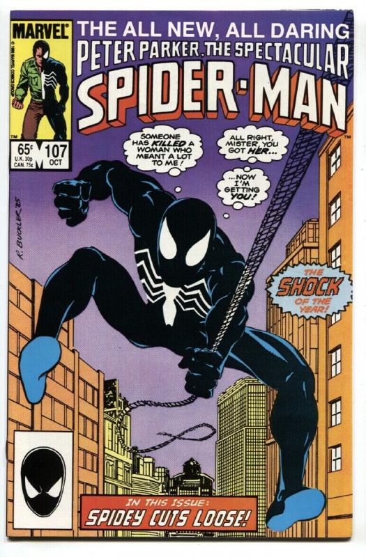 Spectacular Spider-Man #107 1986 1st Sin Eater - COMIC BOOK
