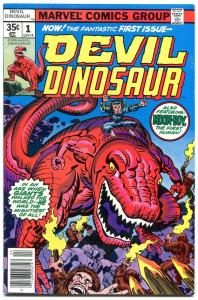 Devil Dinosaur #1 comic book 1st appearance Jack Kirby Comic Book 1978 vf