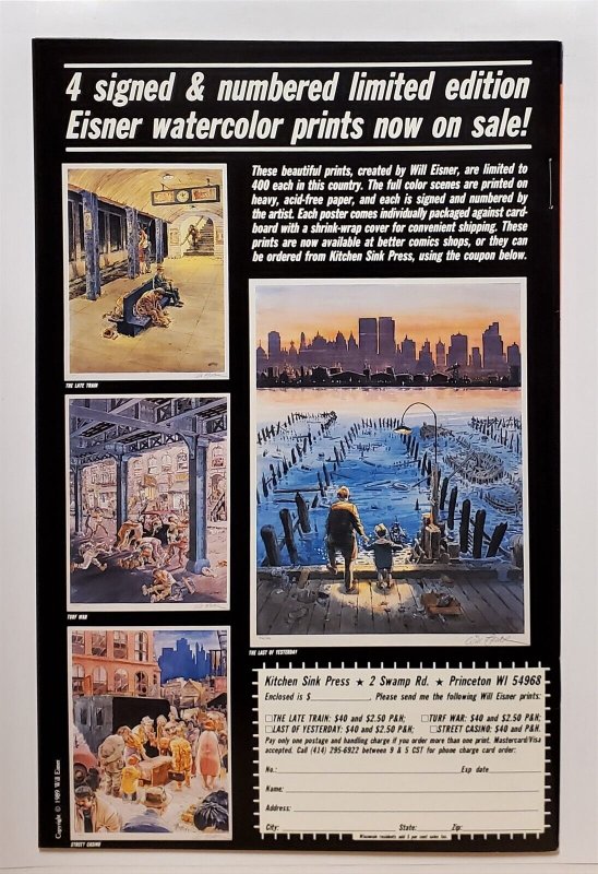 The Spirit (8th Series) #59 (Sept 1989, Kitchen Sink) VF+  