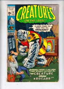 Creatures on the Loose #13 (Sep-71) VG Affordable-Grade Korilla