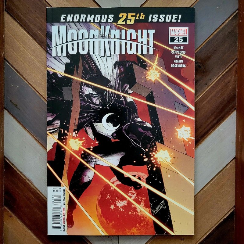 MOON KNIGHT #25 NM (Marvel 2023) 1st App LAYLA Scarlet Scarab. 1st BLACK SPECTRE