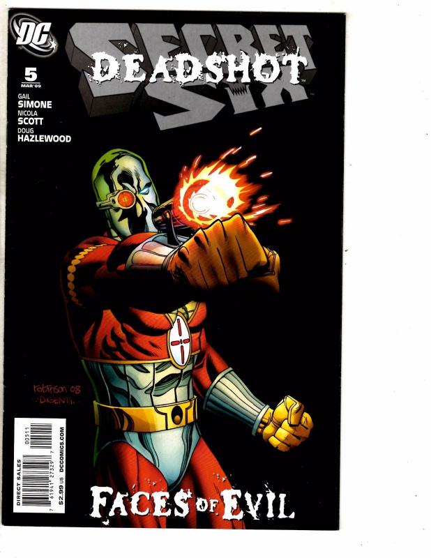 Lot Of 6 Secret Six DC Comic Books # 1 2 3 4 5 6 Bane Deadshot Catman Joker J211