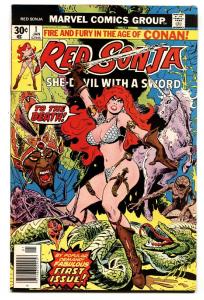 RED SONJA #1 1977-MARVEL-comic book-FIRST ISSUE