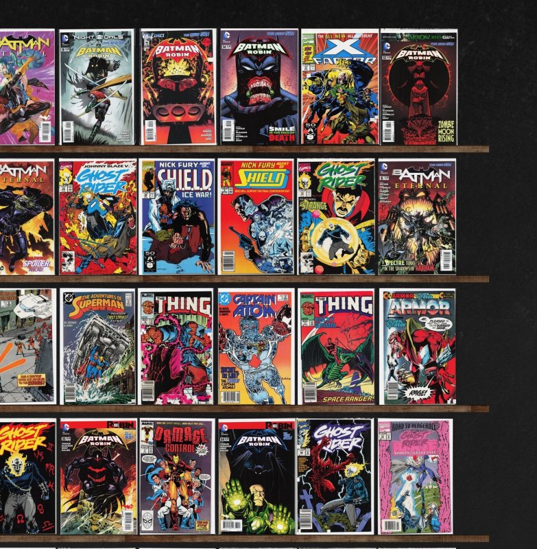 Huge Lot 140+ Comics with Batman Eternal, Batman And Robin, V & More!