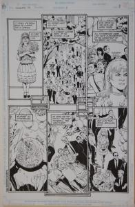 PHIL JIMENEZ / BRUCE PATTERSON original art, SHOWCASE '94 #5 pg 8, 11x17, 1994