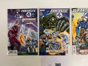 3 Fantastic Four Marvel Comic Books # 1 3 4 Avengers Hulk Iron Man Thor 29 JS63