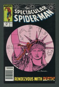 Peter Parker,Spectacular Spiderman #140 / 8.0 VFN  July 1988