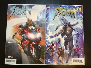 STORM #1 2023 A + 1:25 CLARKE SET OF 2 Marvel NM PROSHIPPER