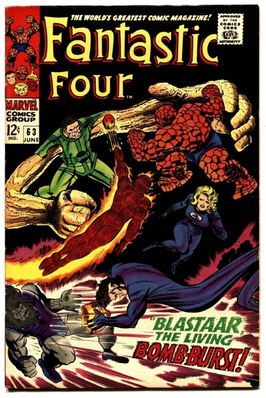 FANTASTIC FOUR #63 comic book -VF--HIGH GRADE--SANDMAN 1967 