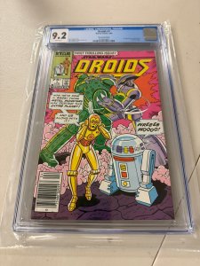 Droids # 1 CGC Graded 9.2 Marvel Star Comic Book Star Wars Newsstand R2D2 JH34