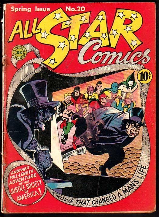 All Star Comics #20 1944-JSA- Doctor Fate & Sandman cameo G-