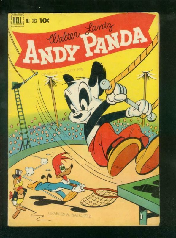 ANDY PANDA-FOUR COLOR COMICS #383 1952-WOODY WOODPECKER VG/FN