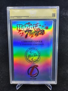 Hardlee Thinn #nn- Signed Marat Mychaels+ Jamie Tyndall/ Chrome - CBCS 9.8 -2017