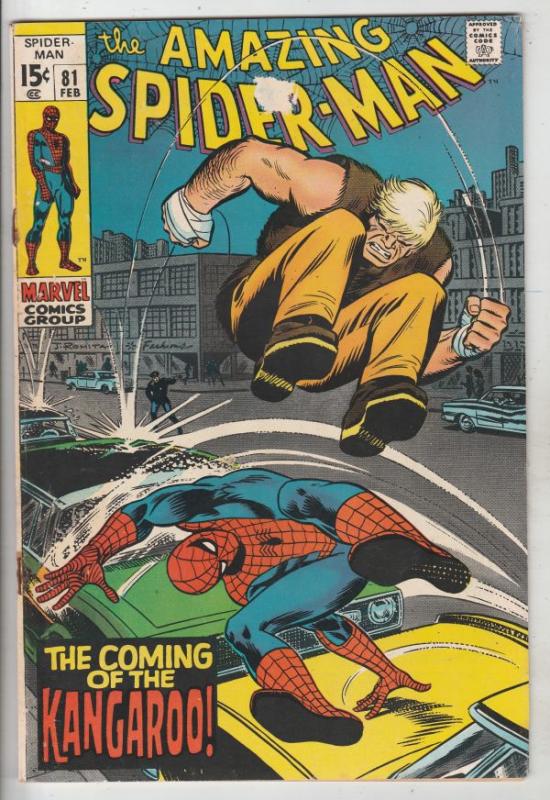 Amazing Spider-Man #81 (Feb-70) FN- Mid-Grade Spider-Man