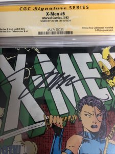 X-Men (1992) # 6 (CGC SS 9.8) Signed Jim Lee  * Marvel comics  * Lobdell