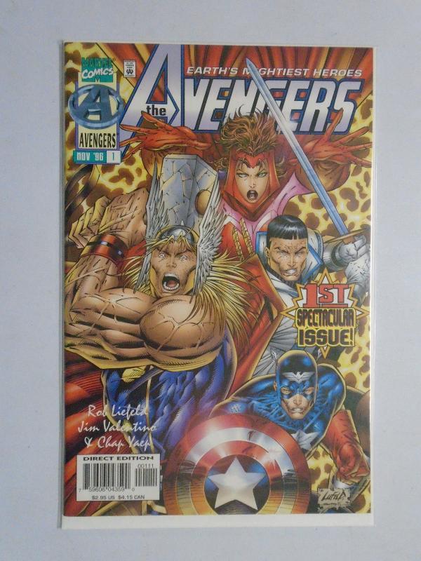 Avengers (2nd Series) #1A, DIRECT EDITION, 8.0/VF, (1996)