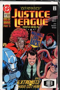 Justice League America #57 Direct Edition (1991) Justice League