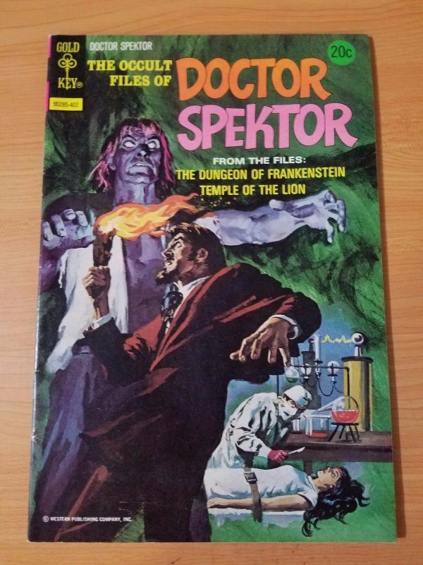 The Occult Files of Dr. Spektor #6 ~ VERY FINE - NEAR MINT NM ~ (1974,Gold Key)