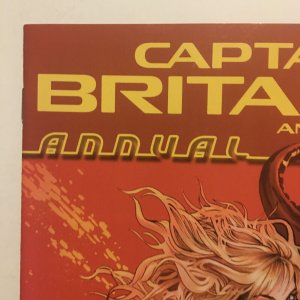 Captain Britain and MI13 Annual #1 Origin of Meggan Dracula Greg Land Cover 2008