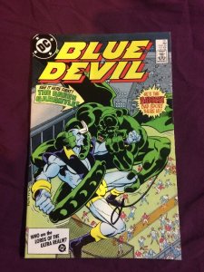 blue devil #26 signed by gary cohn rare dc comics comic book cool vintage sweet!