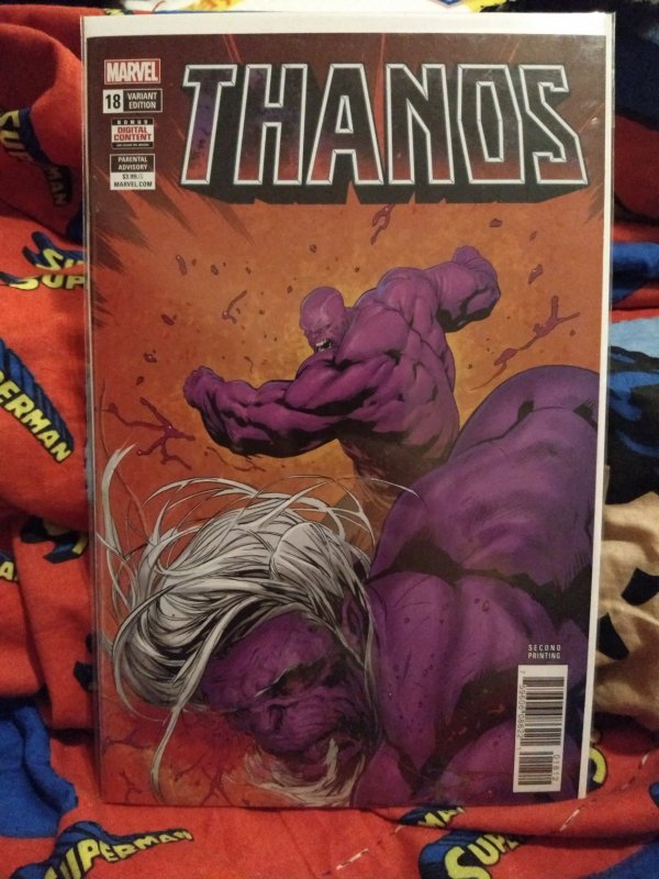 Thanos #18 NM variant Cover C 2nd Ptg Variant Geoff Shaw Cover