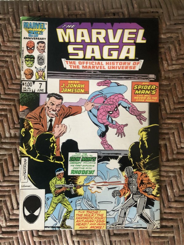 The Marvel Saga The Official History of the Marvel Universe #7 (1986)