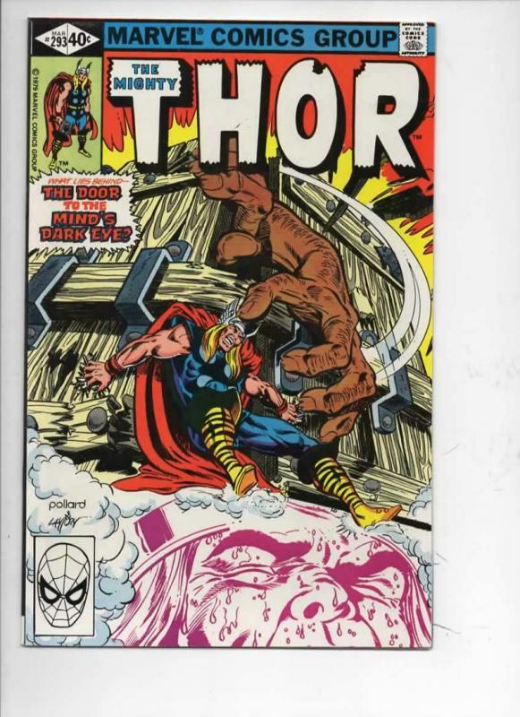 THOR #293 VF/NM God of Thunder Mind's Eye 1966 1980, more Thor in store