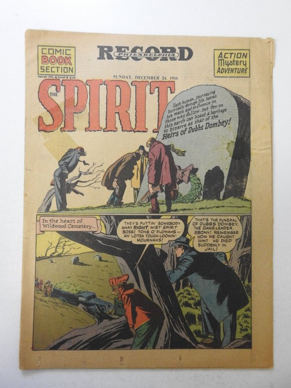 The Spirit #239 (1944) Newsprint Comic Insert Rare!