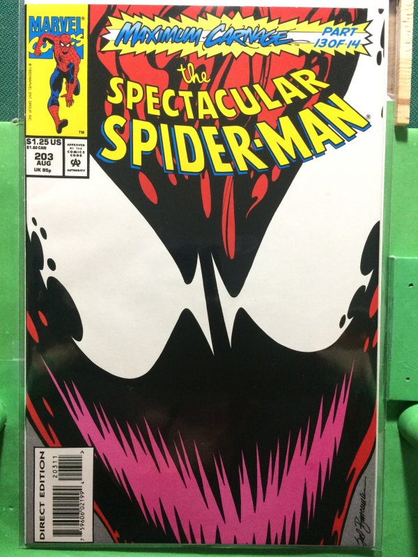 the Spectacular Spider-Man #203 Maximum Carnage part 13 of 14