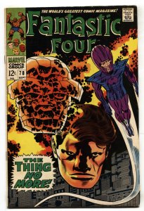 FANTASTIC FOUR #78--1968--Marvel--Silver-Age--comic book--FN