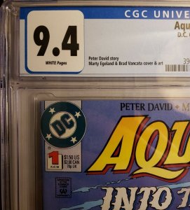 AQUAMAN #1 CGC GRADED 9.4 NM (JULY 1994)