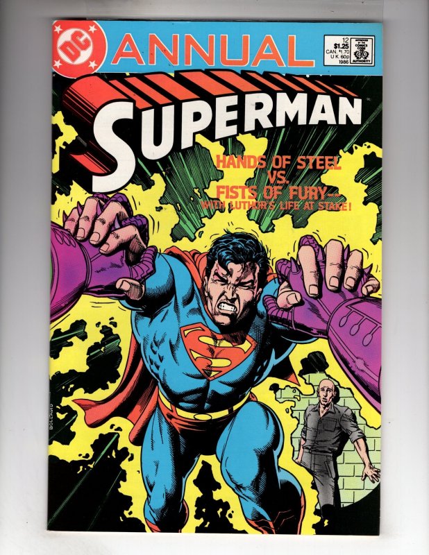 Superman Annual #12 (1986) 9.2 Beautiful High-Grade!    / EBI#2