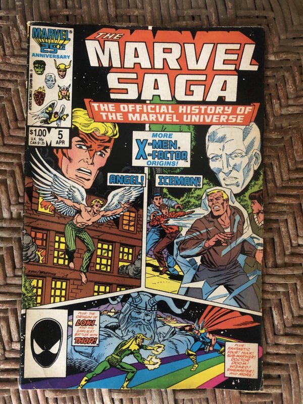 The Marvel Saga The Official History of the Marvel Universe #5 (1986)