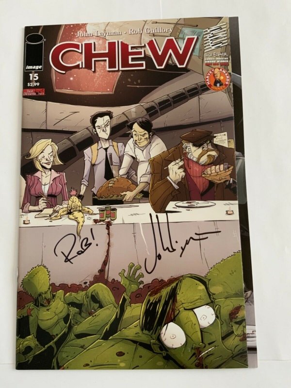 CHEW#15 1st PRINT SIGNED JOHN LAYMAN&ROB GUILLORY & #16 SIGNED JOHN LAYMAN W/COA