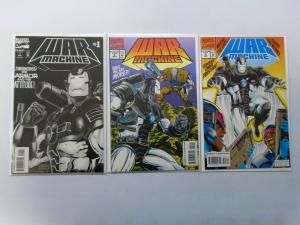 War Machine (1st Series), Set:#1-3, 8.0/VF (1994)