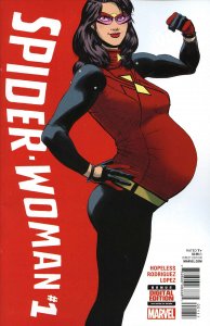 Spider-Woman (6th Series) #1 VF ; Marvel | Pregnant Cover