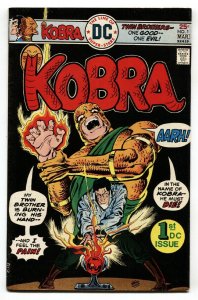 KOBRA #1-First issue-1976-comic book DC