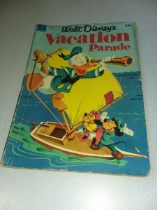 Walt Disney's vacation parade #4 dell pub. 1953 comics golden age uncle scrooge