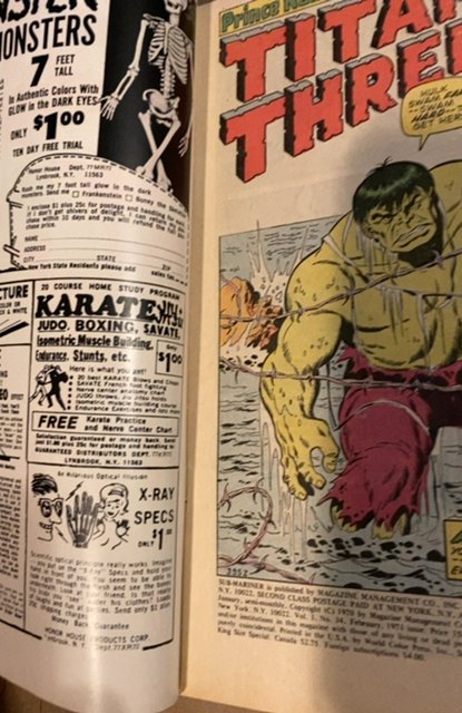 Sub-Mariner, The (Vol. 2) #34 prototype Hulk /Defenders VF conf