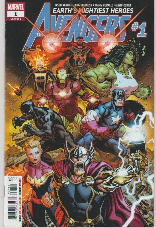 Avengers # 1 Cover A NM Marvel 2018 [G5]