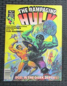 1977 RAMPAGING HULK Magazine #6 FN- 5.5 vs Sub-Mariner / Fisherman Collection