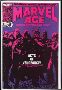 Marvel Age #81 (1989) Red Skull