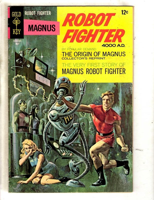 Magnus Robot Fighter # 22 VF Gold Key Silver Age Comic Book Origin Reprint JL7