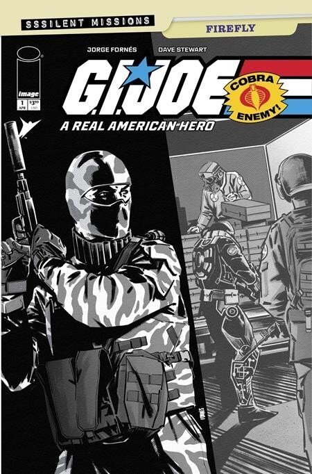 Gi Joe a Real American Hero Firefly #1 Sssilent Missions Comic Book 2026 1:10 Va