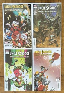Uncle Scrooge #1,2,3,4 Earth’s Mightiest Duck NM Set Marvel