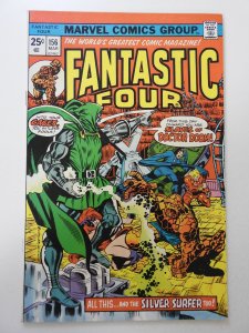 Fantastic Four #156 (1975) FN+ Condition! MJ insert!