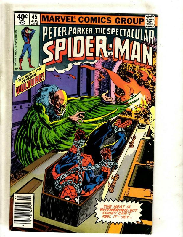 12 Spectacular Spider-Man Marvel Comics 41 42 43 44 45 46 47 48 49 51 54 60 WS13